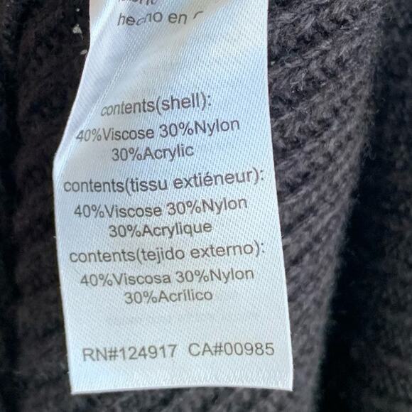 WeWoreWhat Sweater Large Black MWT - Picture 6 of 6